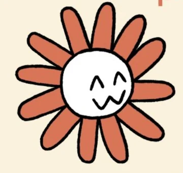 A simple smiling Flower Claude icon. The source frames Claude as the first coherent “Good Persona” and jokingly calls him “LLM Jesus.”
